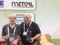 Jerry Simmons presents MX-5210 Metcal Soldering System to Brian Wade